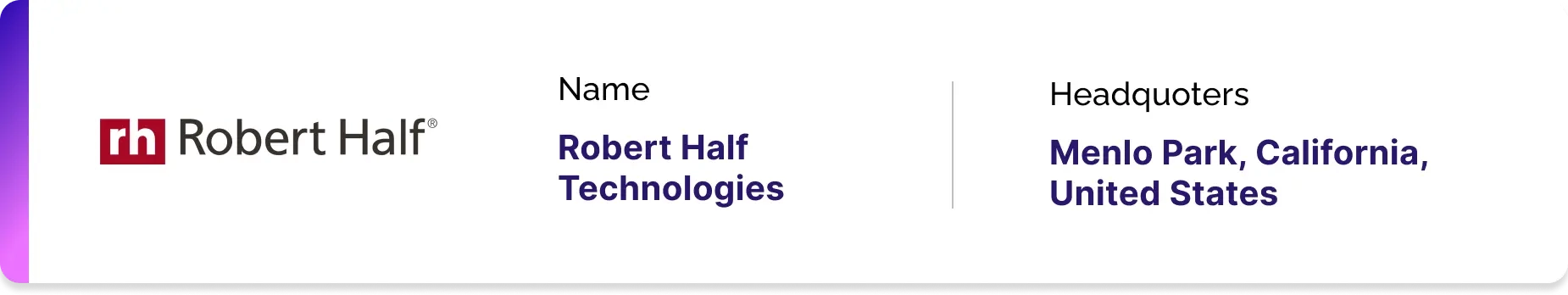 Robert Half Technologies